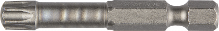 KRAFTOOL Биты ″X-DRIVE″ торсионные кованые, обточенные, Cr-Mo сталь, хв. E1/4″, Т30, 100мм, 1шт