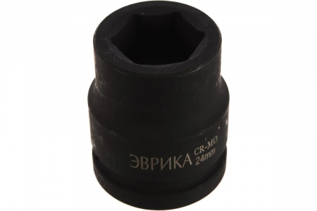 ЭВРИКА Головка торцевая ударная 3/4", 24 мм