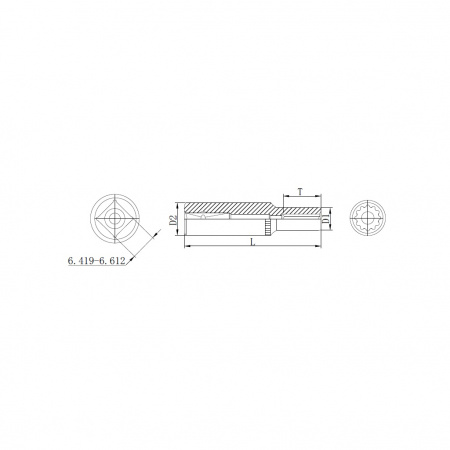 Thorvik Головка торцевая 12-гранная глубокая 3/8" DR, 19 мм