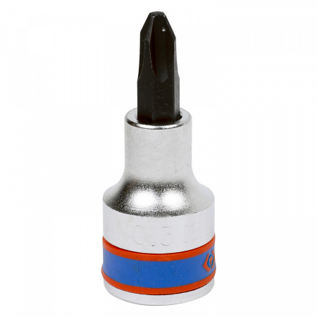 KING TONY Насадка (бита) торцевая 1/2", Phillips, PH3, L = 60 мм