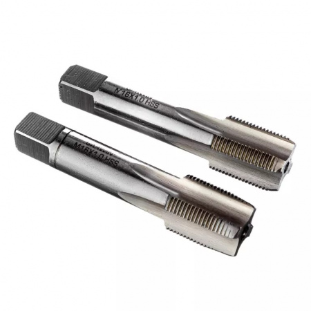 GARWIN INDUSTRIAL Метчики ручные Mf16x1.0, DIN 2181, HSS, 6H, комплект из 2 штук