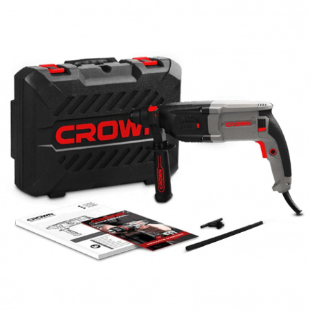 CROWN CT18108 BMC Перфоратор трех режимный SDS+, 800 Вт, 3,4 Дж, 0-5300 уд/мин, кейс