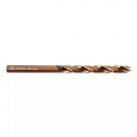 GARWIN INDUSTRIAL Сверло спиральное по металлу 12,5 мм, DIN 338, HSS-Co5, 5xD, 135°, HA, тип UNI