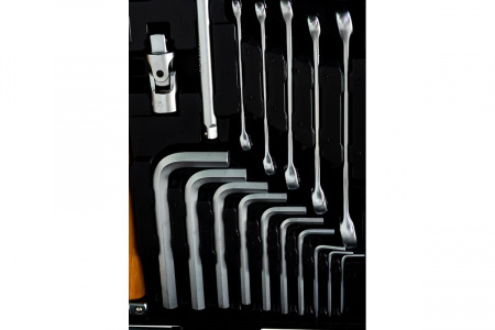 FORCE Набор инструмента 1/4"&3/8"&1/2" 12-гран. головки 4-32 мм, E4-E20, 142 пр