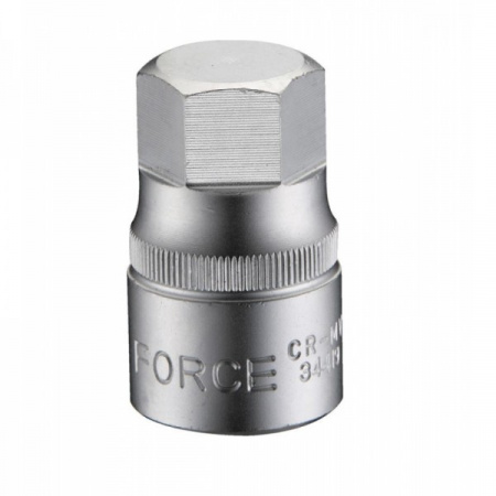 FORCE Головка-бита шестигранная 1/2"DR монолитная 6 мм L=38 мм