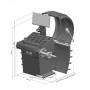 SIVIK Балансировочный станок STELLAR СБМП-60/3D Pro (УЗ, ТЛУ) Серый RAL7016