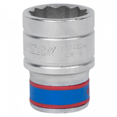 KING TONY Головка торцевая стандартная двенадцатигранная 1/2", 20 мм