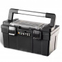 RUNTEC Ящик инструментальный пластиковый с органайзером, большой, 530х270х270 мм