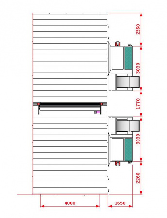 KraftWell KRW1254-MG Покрасочная камера 12 х 5 х 4 м., 60 000 м3/ч