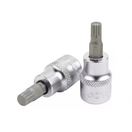 Licota Головка торцевая со вставкой Spline, 1/2", M16, длина 55 мм