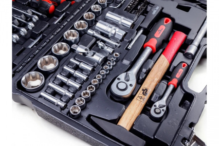 СЕРВИС КЛЮЧ Универсальный набор инструментов 1/2” и 1/4", 72 предмета