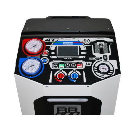 TopAuto RR800Touch_demo Станция автоматическая для заправки автомобильных кондиционеров
