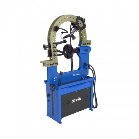 SIVIK Стенд для правки автомобильных дисков Титан ALU Компакт Красный RAL3020