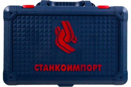 СТАНКОИМПОРТ Набор инструмента 1/2", 1/4", головки, трещотка, ключи, отвертки, воротки, 89 предметов