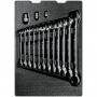 KING TONY Набор комбинированных трещоточных ключей, 8-22 мм, ложемент, 15 предметов