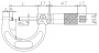 ASIMETO Микрометр со скобой 0,01 мм, 200-225 мм