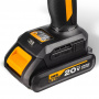 RUNTEC PRO Винтоверт ударный аккумуляторный 1/4", 20 В, 230 Нм, 3500 об/мин, 3900 уд/мин, 2*2Ач