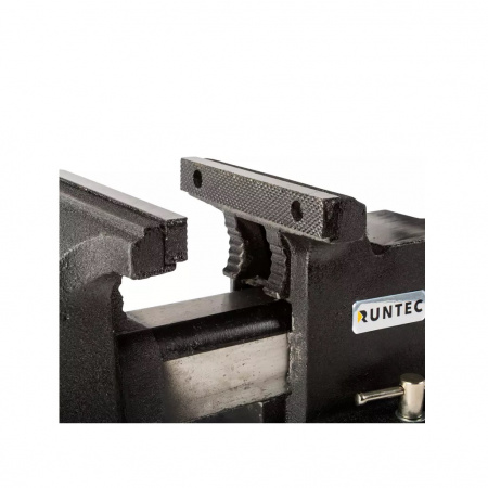 RUNTEC Тиски слесарные стальные с поворотным механизмом 125 мм